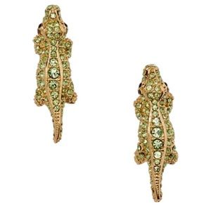 Kate Spade Swamped Alligator Earrings